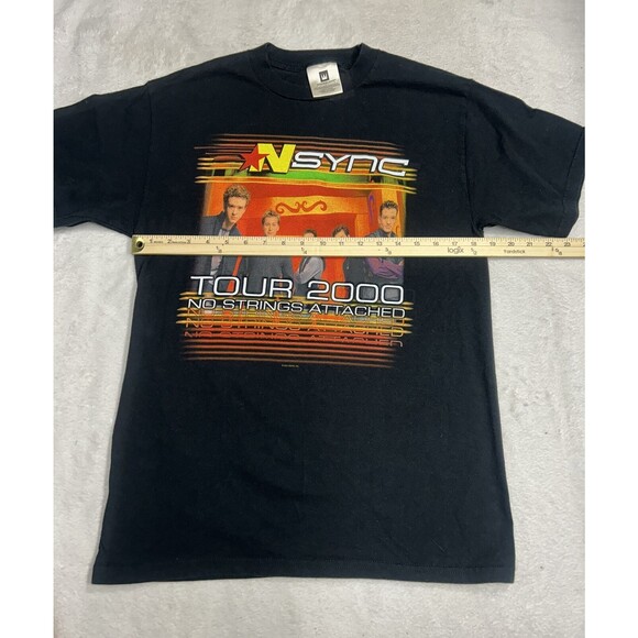 Vintage Y2K NSync Tour T-shirt No Strings Attached Winterland Justin Timberlake - Picture 6 of 8